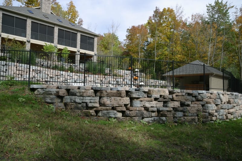 Rosetta Outcropping Terrace Makes Room For Pool