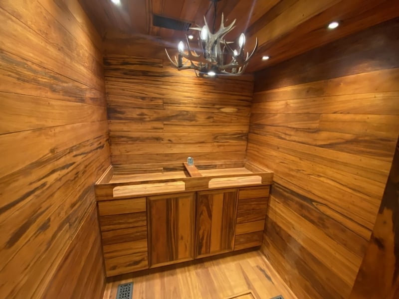 Tigerwood Interior Closet