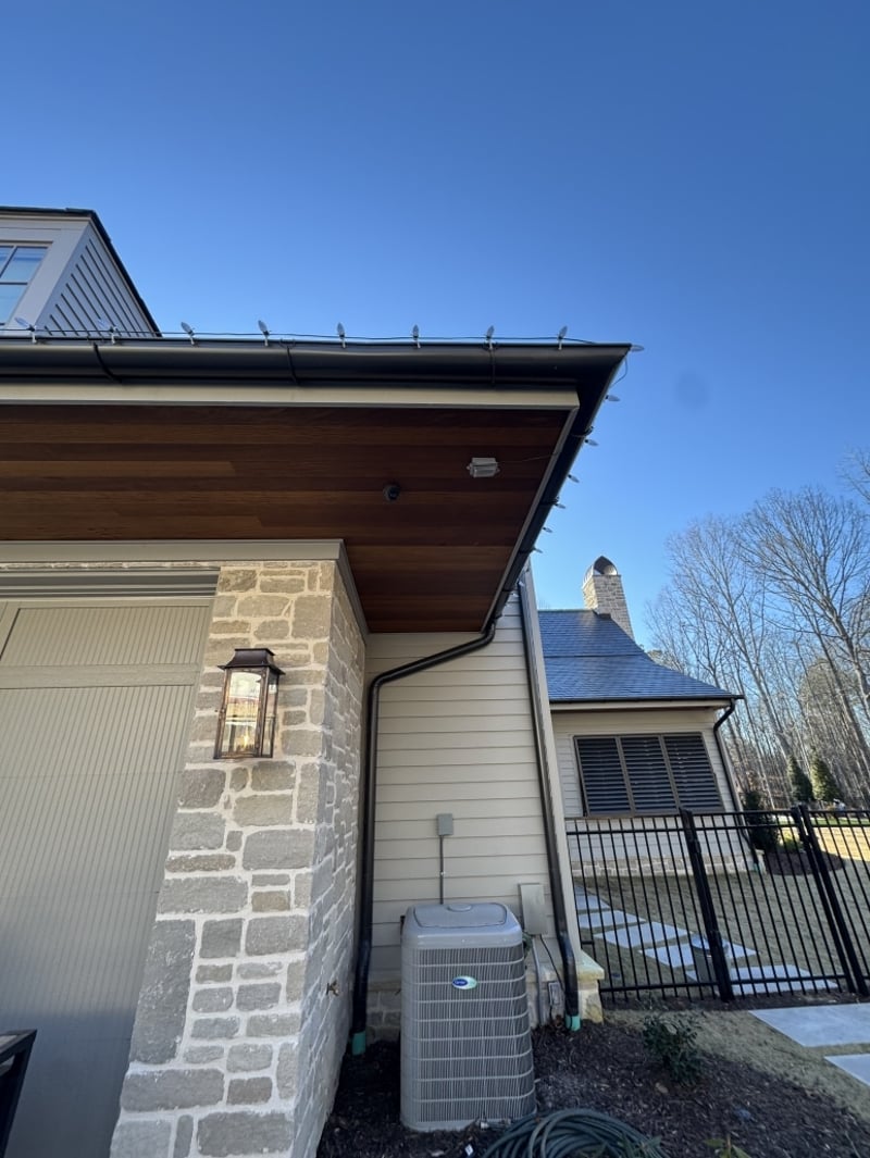 Brown Balau Soffit, Cabinets, & Ceiling w/Ipe Beams preview 6