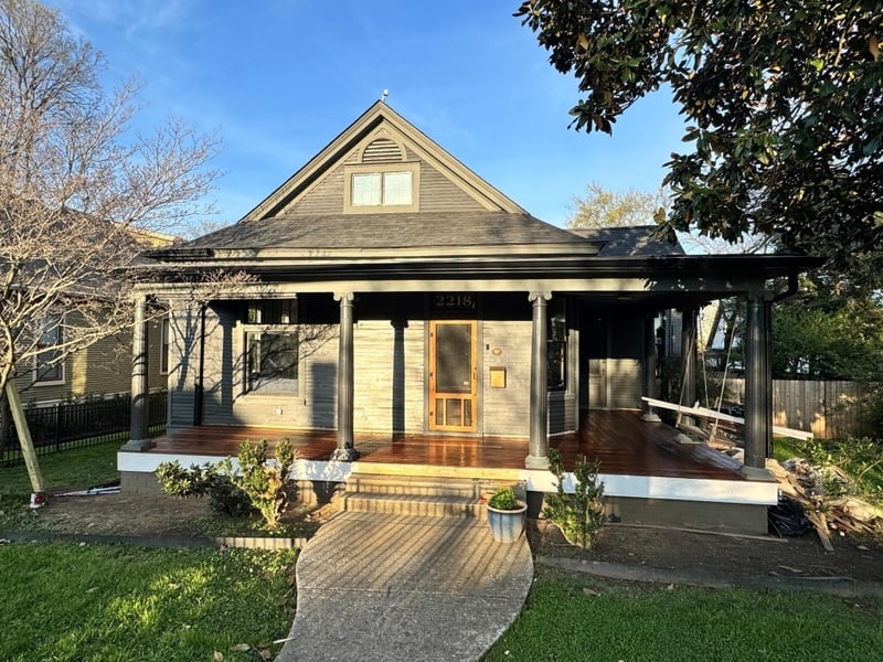 Brown Balau Decking on Front Porch (with perfect Eased Edges) preview 2