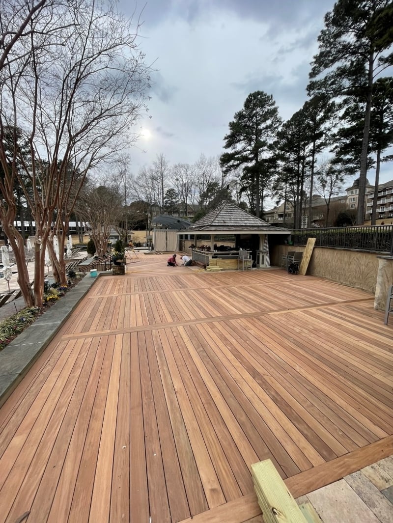 Brown Balau Main Pool Deck – Ritz Carlton, Oconee (with Bottom Grooves) preview 3