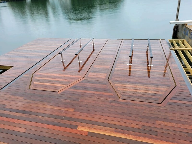 Boat Dock and Deck on Lake Burton, GA