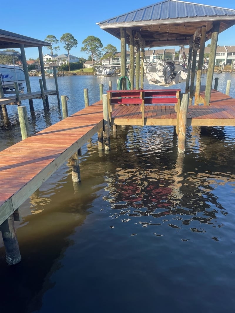 Panama City Beach Purpleheart Boat Dock preview 11
