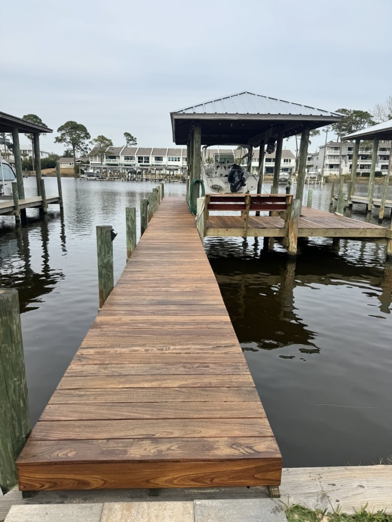Panama City Beach Purpleheart Boat Dock preview 12