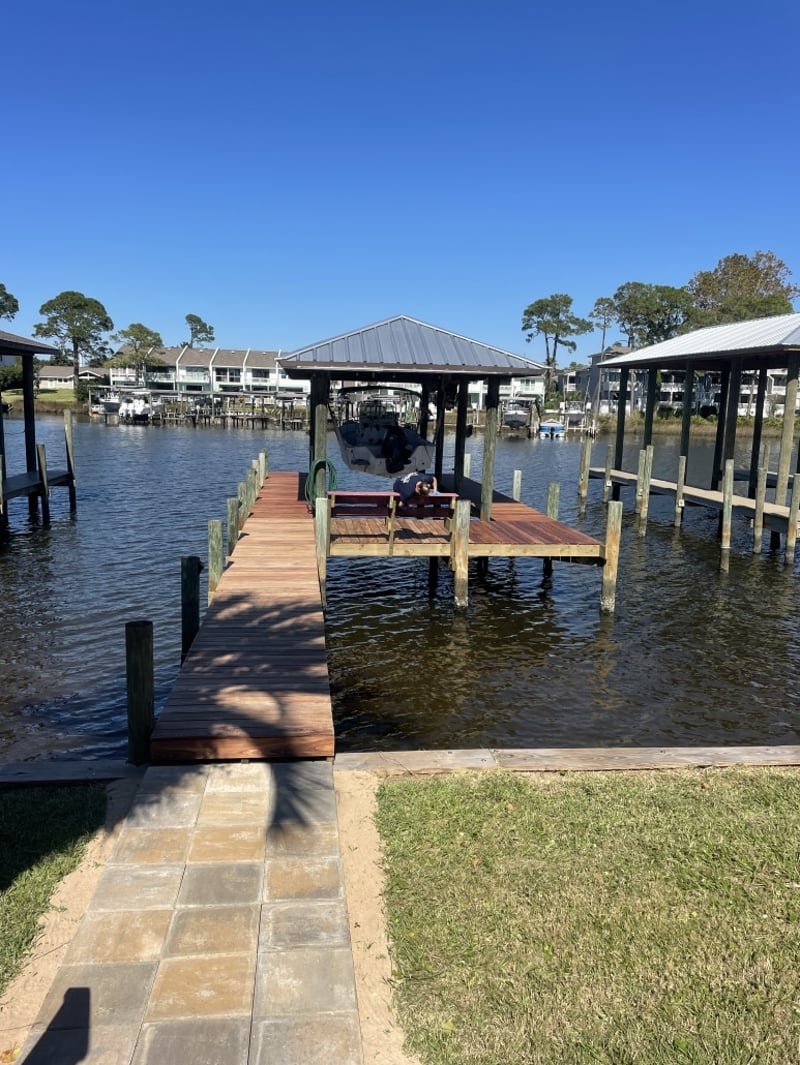Panama City Beach Purpleheart Boat Dock preview 13