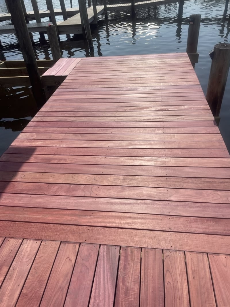 Panama City Beach Purpleheart Boat Dock preview 3