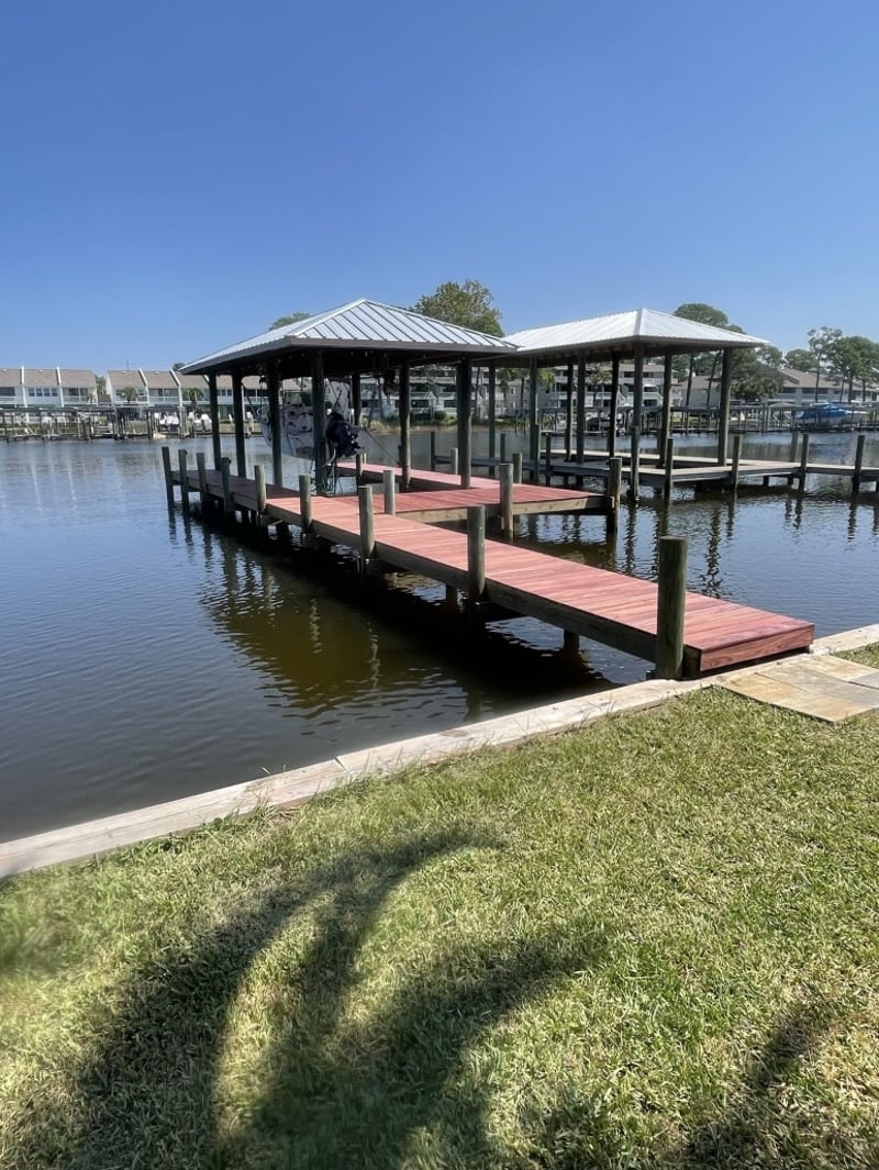 Panama City Beach Purpleheart Boat Dock preview 6
