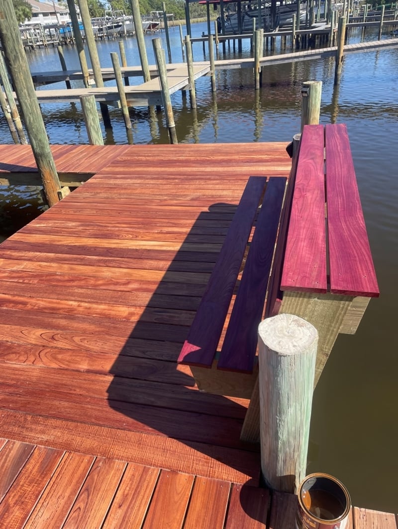 Panama City Beach Purpleheart Boat Dock preview 8