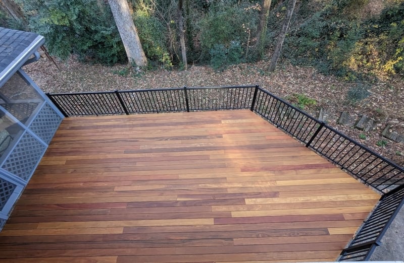 Cumaru Deck With Camo Edge Fasteners preview 3