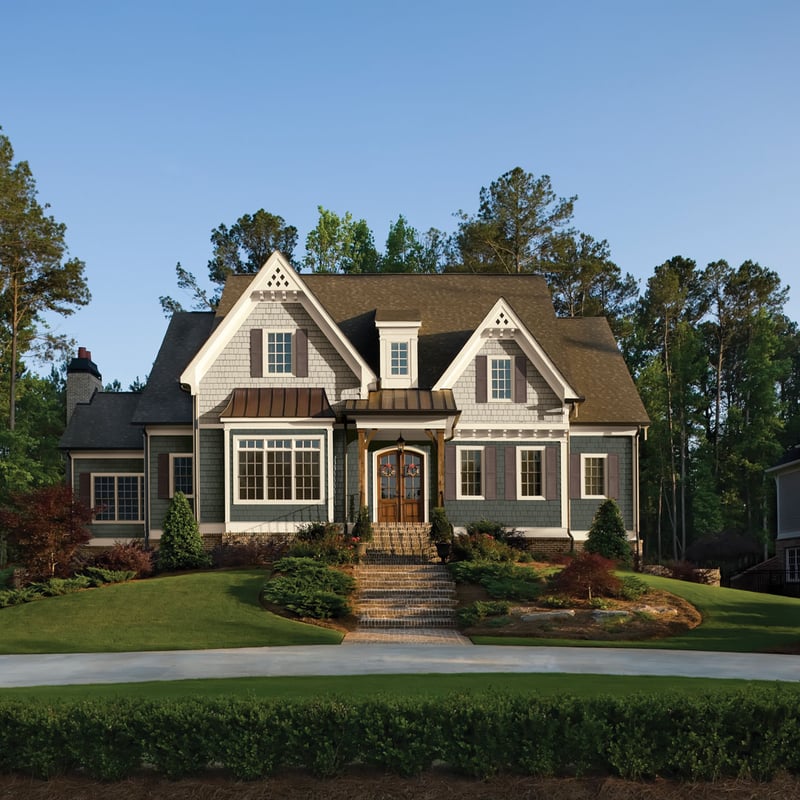 Royal® Portsmouth™ 8' Cedar Shingles in Sand and Weathered Gray
