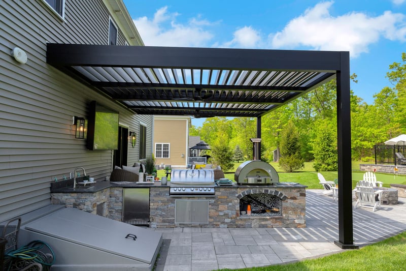Custom Pergola in Massachusetts