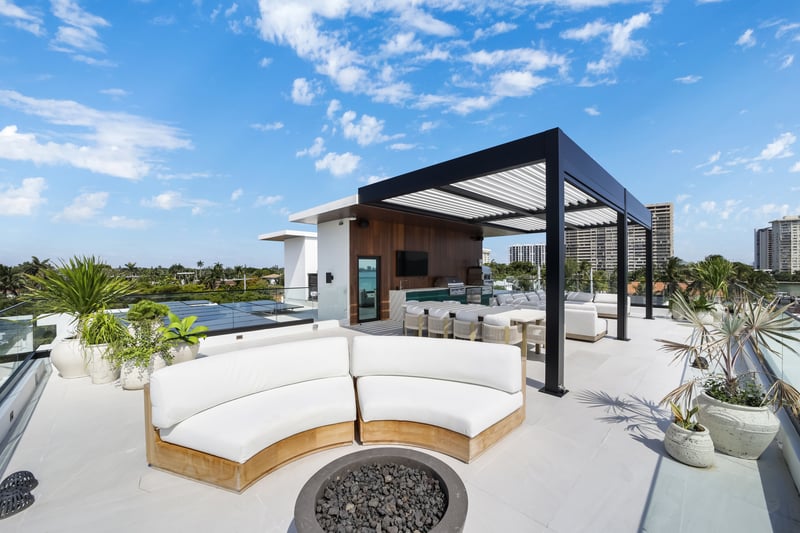 Custom Rooftop Pergola in Miami  preview 2