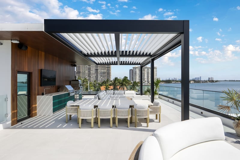 Custom Rooftop Pergola in Miami  preview 3