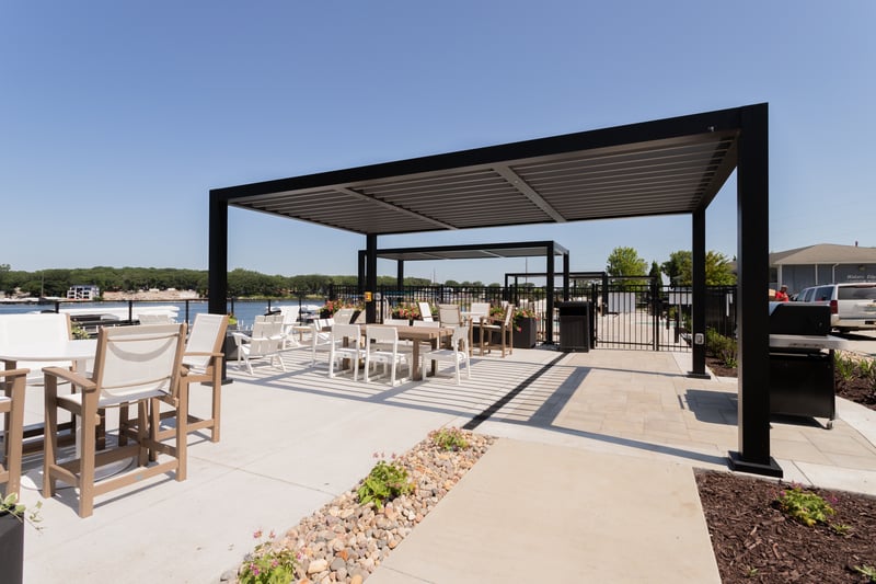 Custom Fixed Louvered Pergola in Okoboji  preview 2