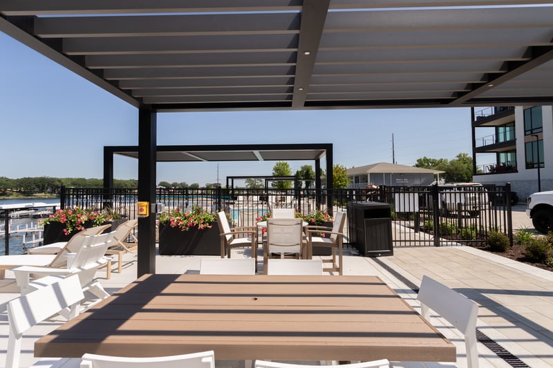 Custom Fixed Louvered Pergola in Okoboji  preview 13