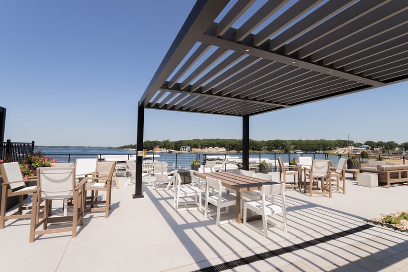 Custom Fixed Louvered Pergola in Okoboji  preview 7