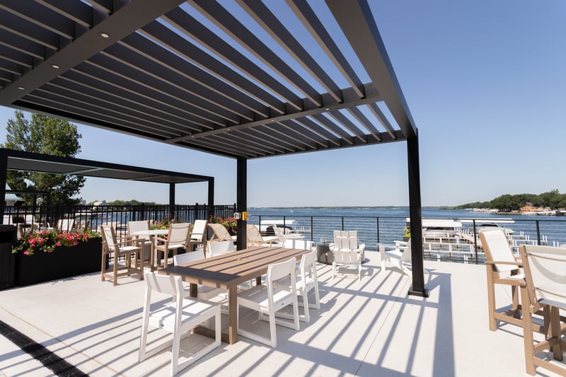 Custom Fixed Louvered Pergola in Okoboji  preview 8