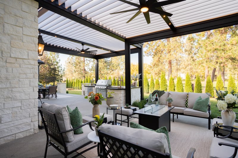 Custom Motorized Louvered Pergolas in Idaho preview 7