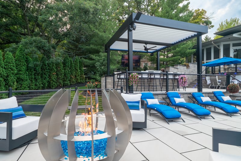 Custom Motorized Louvered Pergola in Chicago, IL  preview 3