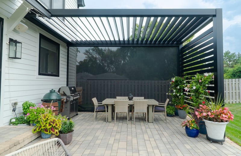 Custom Fixed Louvered Pergola in Chicago, IL  preview 4