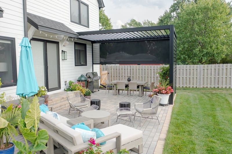 Custom Fixed Louvered Pergola in Chicago, IL  preview 6