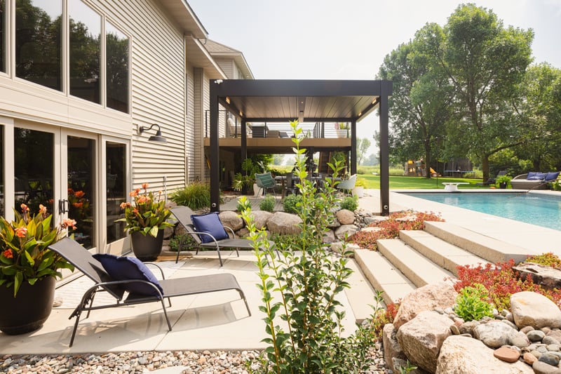Custom Motorized Louvered Pergola in Elk River, Minnesota  preview 3