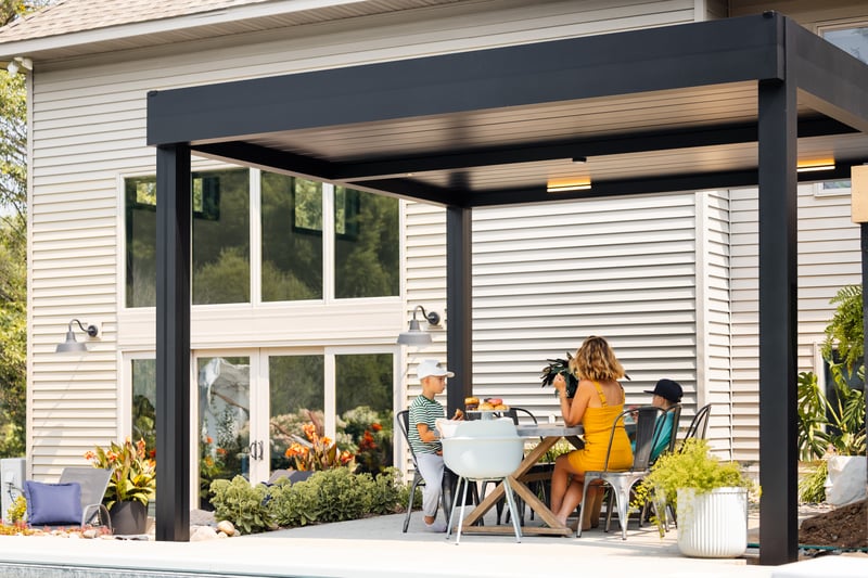 Custom Motorized Louvered Pergola in Elk River, Minnesota  preview 5