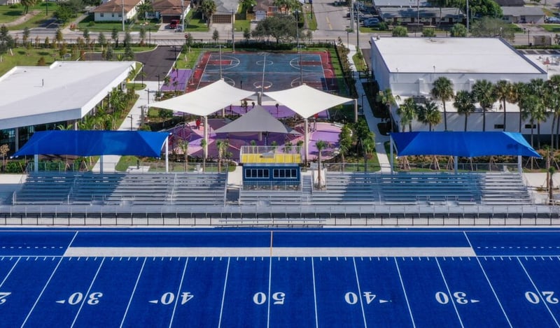 City of Pompano Beach Gets New Shades At McNair Park
