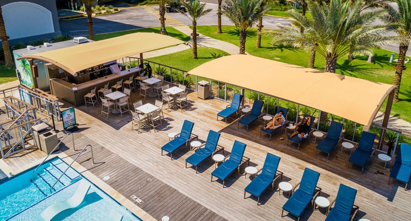 Silver Slipper Casino Gets Arc Cantilevers For Their Pool Area preview 2