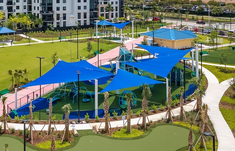 Beautiful ‘Sail’ Canopies For The New White Course Park In Doral, Florida! preview 3