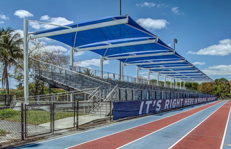 Shade Systems Provides Large Single Cantilevers For City Of Miramar, Florida preview 2