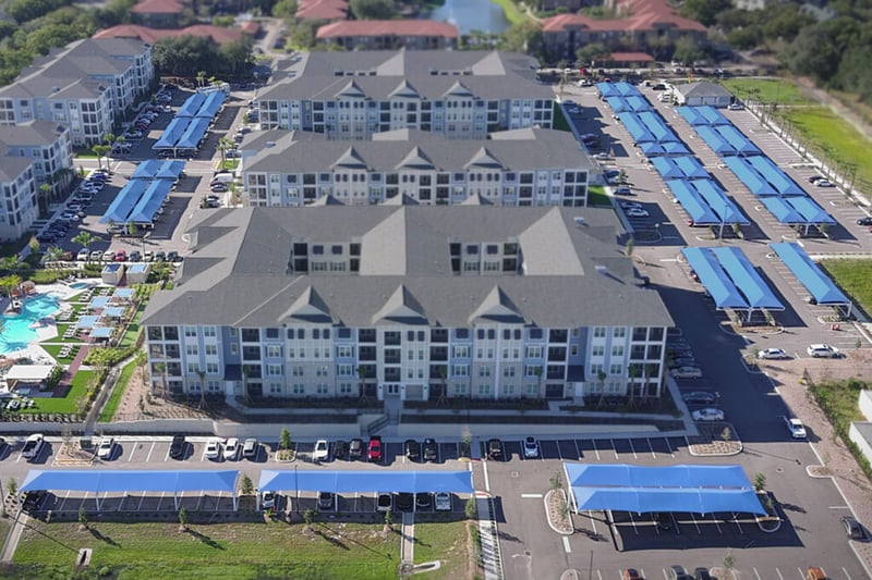 Shade Systems Completes Major Parking Shade Project At West Vue preview 3