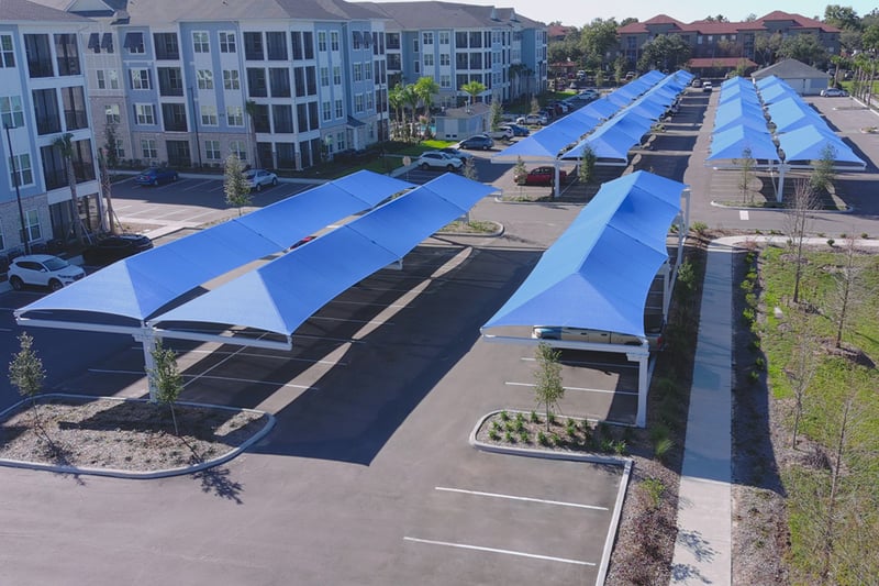 Shade Systems Completes Major Parking Shade Project At West Vue preview 2