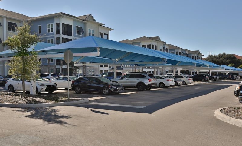Shade Systems Completes Major Parking Shade Project At West Vue