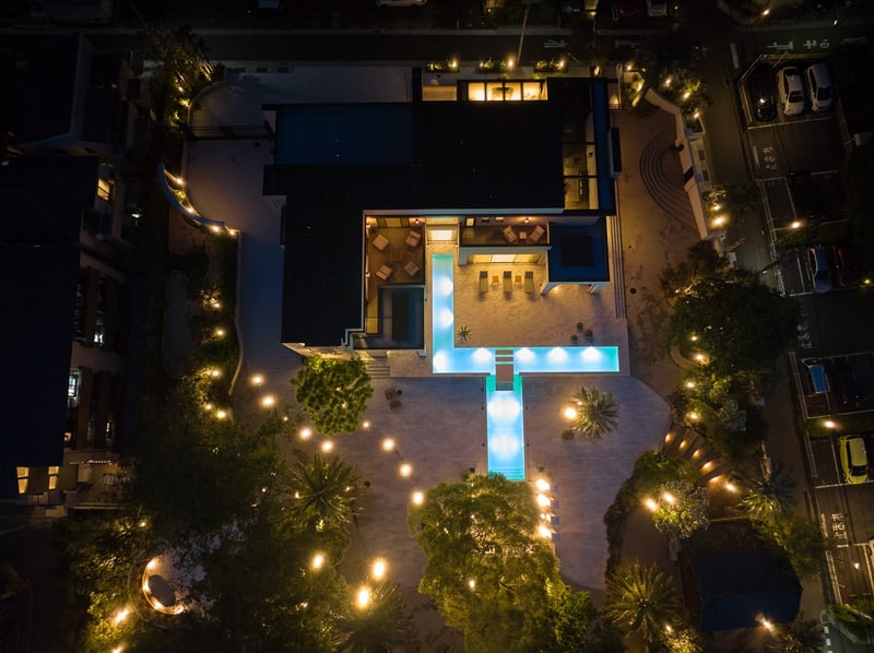 Private Residence, Japan: Greek-Inspired Planters and Custom Pergola preview 3