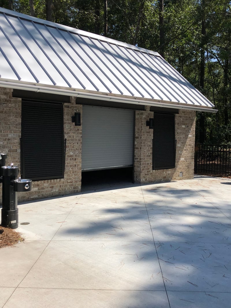 Custom Storm Shutters for Historic Site