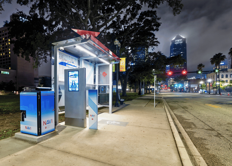 CUSTOM BUS SHELTERS SUPPORT JACKSONVILLE’S FIRST AUTONOMOUS TRANSIT SERVICE AND NORTHWEST CORRIDOR preview 4