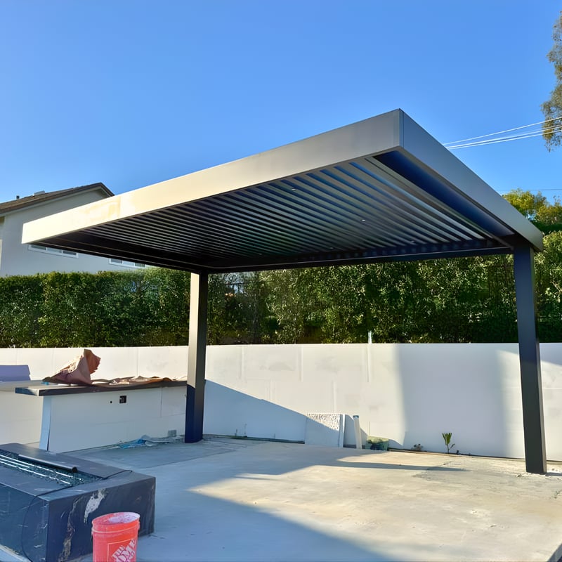 Cantilever Patio Cover System Installation