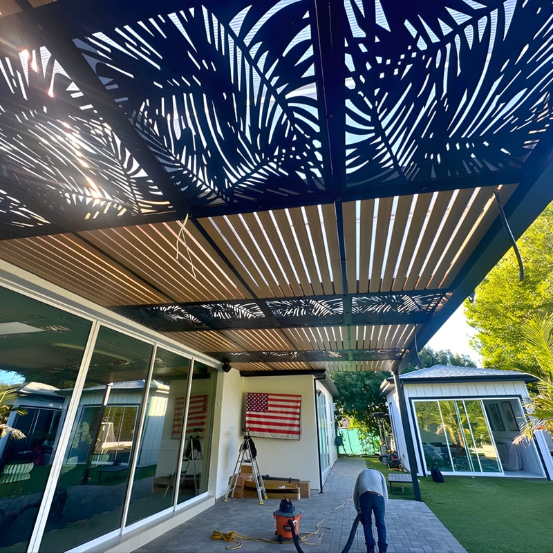 Laser-Cut Panel Patio Cover Installations preview 2