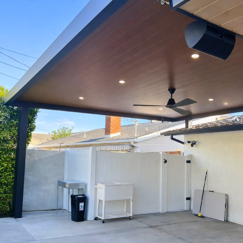 Solid Insulated Roof Patio Cover Installations preview 3