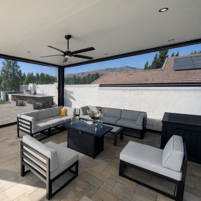 Solid Insulated Roof Patio Cover Installations preview 5