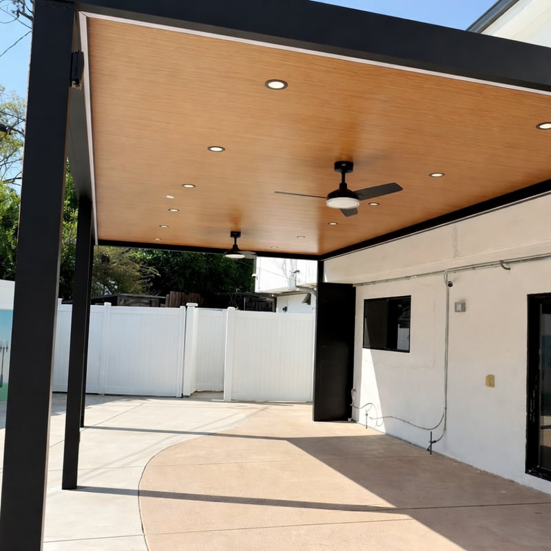 Solid Insulated Roof Patio Cover Installations preview 6