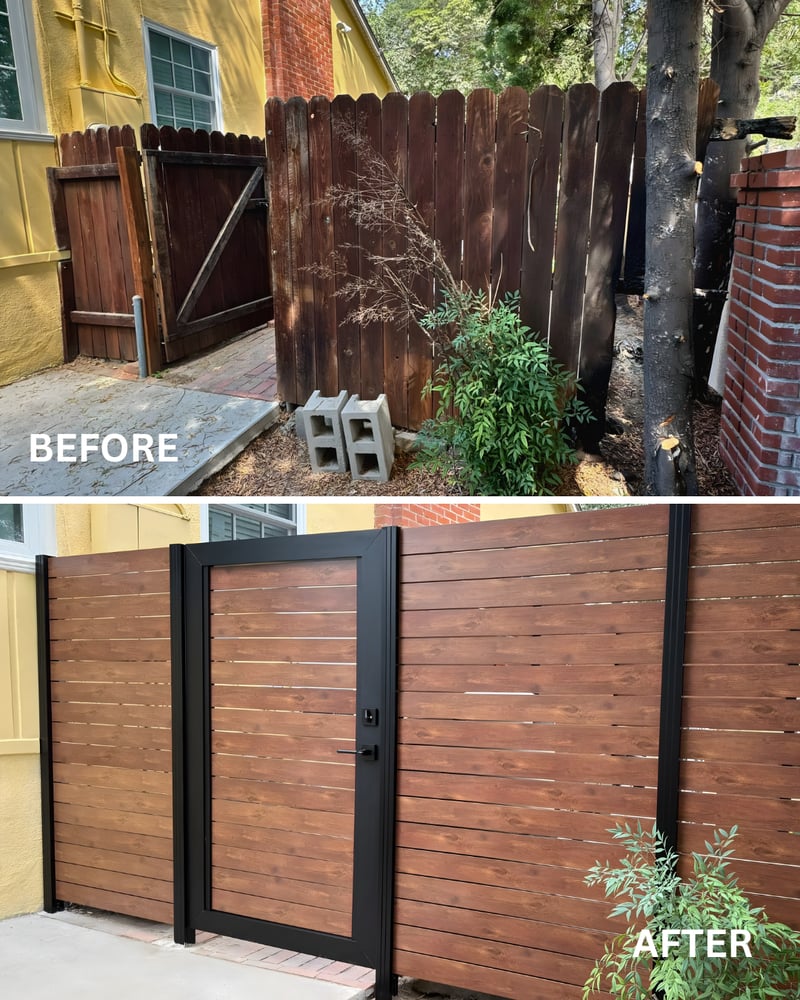 Before and After Installations