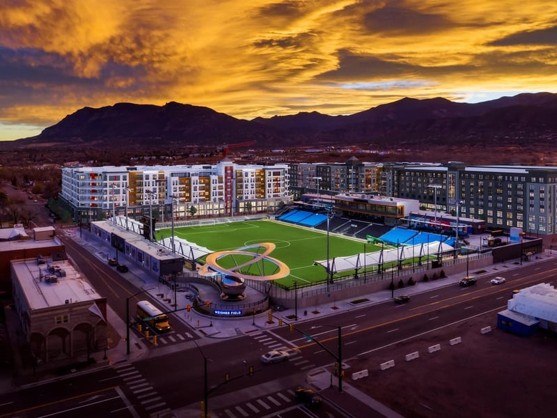 Weidner Field, Home of the USL Championship Colorado Springs Switchbacks FC