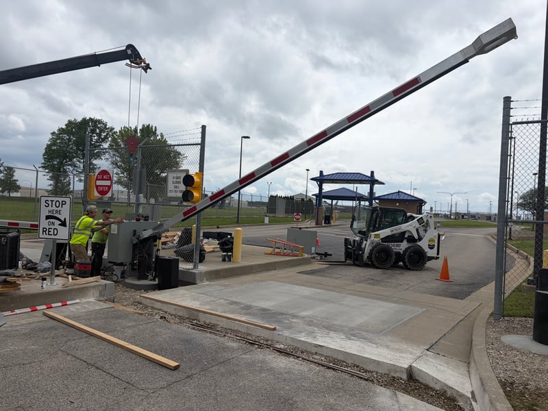 Illinois Air National Guard protected with BSP's Beam Barriers