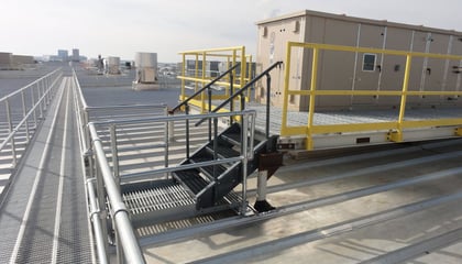 Rooftop Walkway & Stairs - Hexcel 