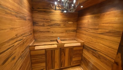 Tigerwood Interior Closet