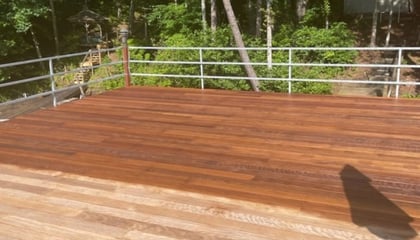 Brown Balau Boat Dock