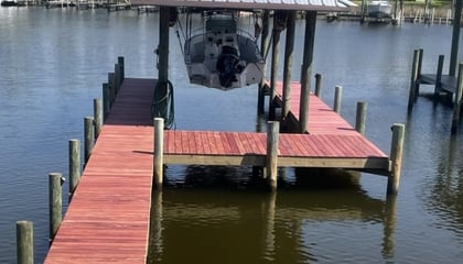 Panama City Beach Purpleheart Boat Dock
