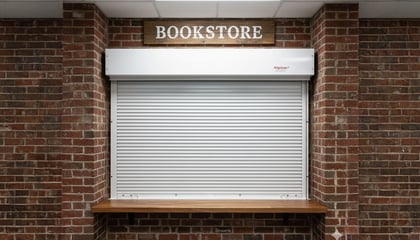 High School Bookstore Counter Shutter